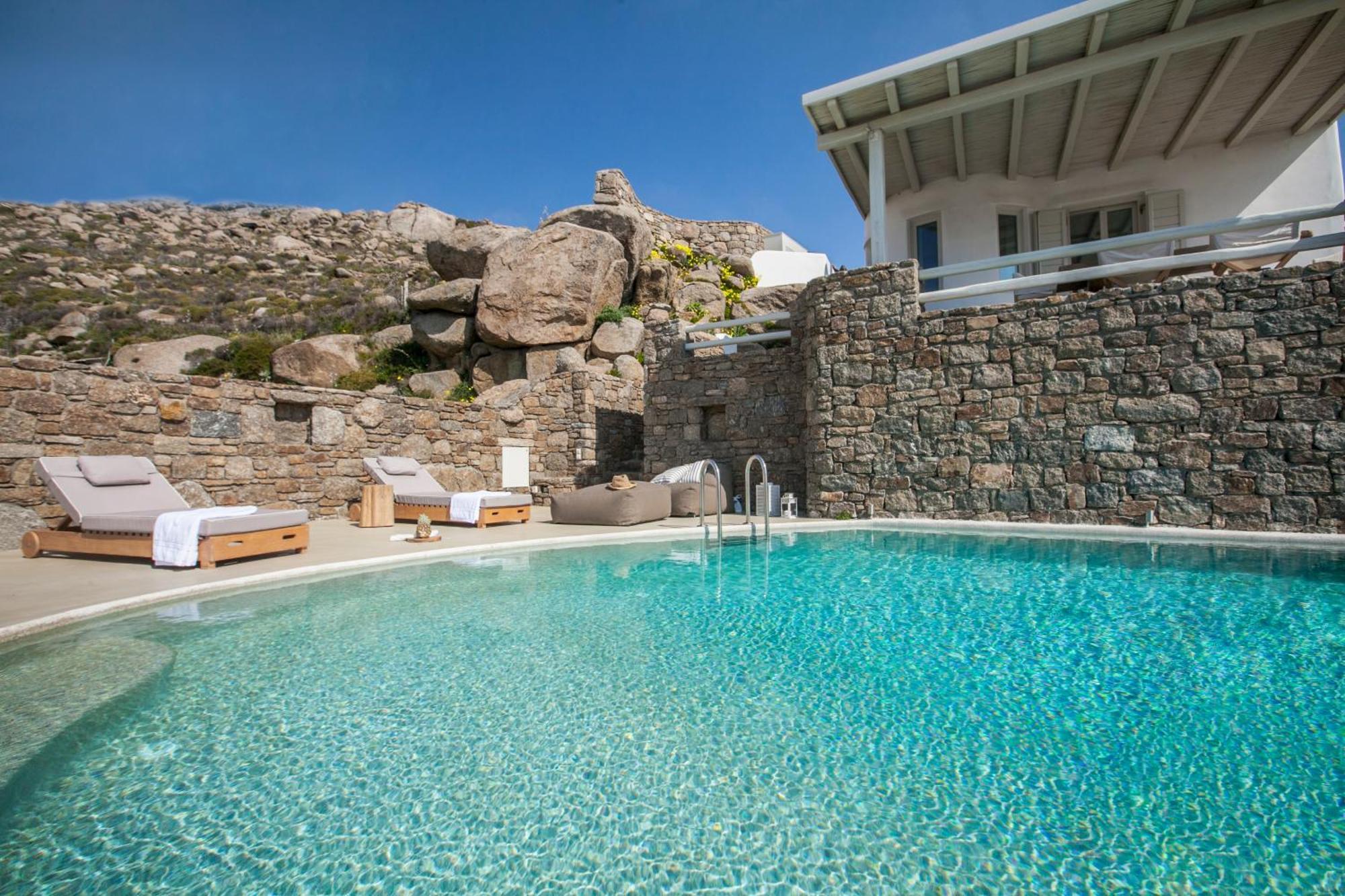 Breathtaking 6 Bed In Platis Gialos Eksteriør billede